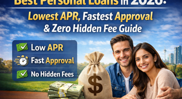 Best Personal Loans in 2026 Lowest APR, Fastest Approval & Zero Hidden Fee Guide