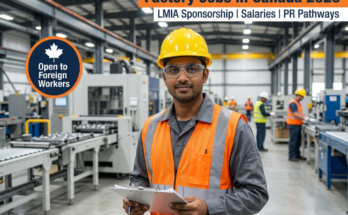 Canada Factory Jobs 2026: Salaries, LMIA Sponsorship & PR Pathways for Foreign Workers