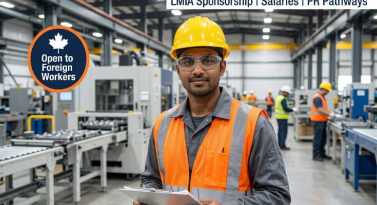 Canada Factory Jobs 2026: Salaries, LMIA Sponsorship & PR Pathways for Foreign Workers
