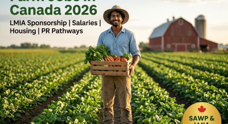 Farm Jobs in Canada 2026 Salaries, LMIA, SAWP, Free Housing & PR Pathways