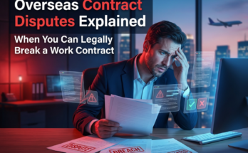 Overseas Contract Disputes Explained When You Can Legally Break a Work Contract